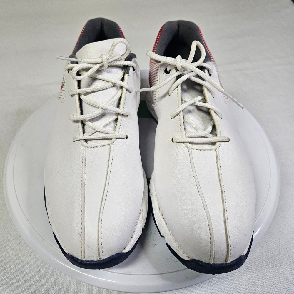 FootJoy SuperLites XP 45014 Golf Shoes White Red Spikeless  Mens Size 5 M